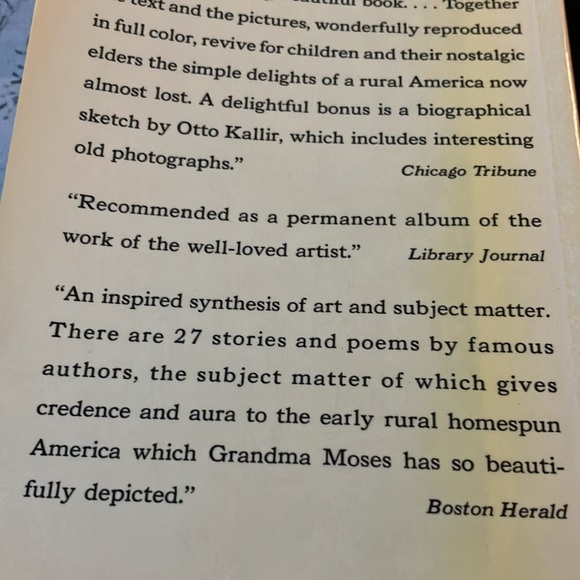 Vintage 1961THE NIGHT BEFORE CHRISTMAS ILLUSTRATED BY GRANDMA MOSES HARDCOVER - Picture 14 of 17